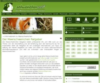 Meerschweinchen-Ratgeber.de(Meerschweinchen Ratgeber) Screenshot