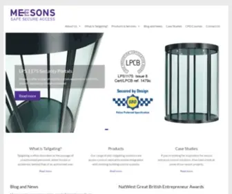 Meesons.com(Protecting your space) Screenshot