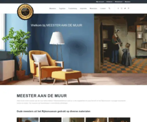 Meesteraandemuur.be(Meester aan de Muur) Screenshot