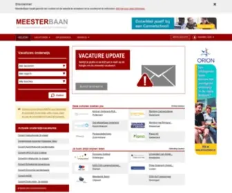 Meesterbaan.nl(Vacatures Onderwijs) Screenshot