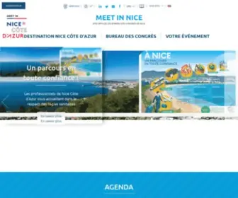 Meet-IN-Nice.com(Meet in Nice : bureau des congrès de Nice Côte d'Azur) Screenshot