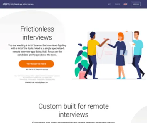 Meet.rs(Frictionless remote interviews) Screenshot