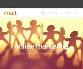 Meet.sk(Tvoríme z webu funkčný marketingový nástroj) Screenshot