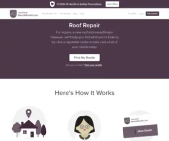 Meetaroofer.com(Roofers and Roofer Jobs) Screenshot