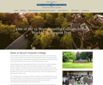Meetatmhc.com(Meet at Mount Holyoke College) Screenshot
