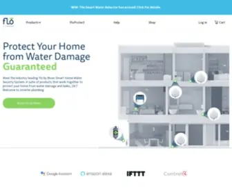 Meetflo.com(Save water and money with a home water monitoring system) Screenshot