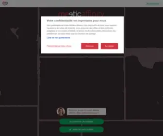Meeticaffinity.be(Rencontre par affinités) Screenshot