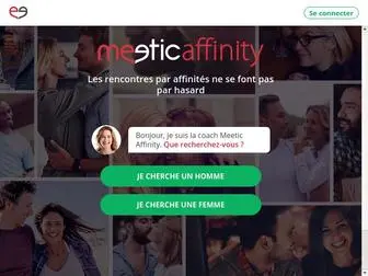 Meeticaffinity.ch(Rencontre par affinités) Screenshot