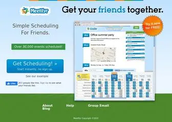 Meetifyr.com(Get Your Friends Together) Screenshot