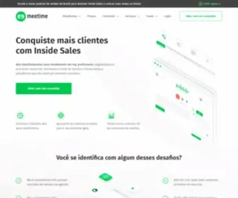 Meetime.com.br(Inside Sales e Plataforma de Sales Engagement) Screenshot