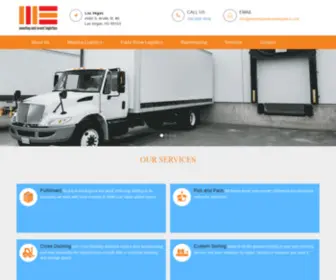 Meetingandeventlogistics.com(Warehouse And Storage For Conventions In Las Vegas) Screenshot