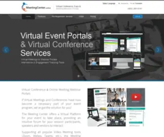 Meetingcenter.online(Virtual Conference Online Meeting Platform) Screenshot