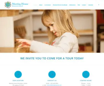 Meetinghousemontessori.com(Meeting House Montessori) Screenshot