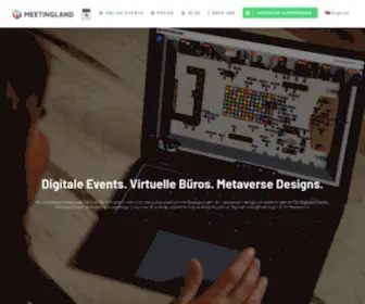 Meetingland.de(Digitale Events & virtuelle Meetings neu erleben) Screenshot