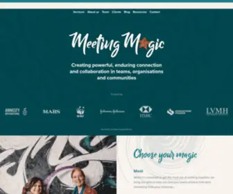 Meetingmagic.co.uk(Meeting Facilitators) Screenshot