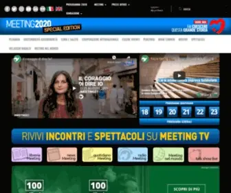 Meetingrimini.org(MeetingMeeting di Rimini) Screenshot