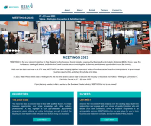 Meetings.co.nz(BEIA MEETINGS) Screenshot