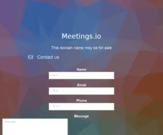 Meetings.io(Dare to have more authentic meetings) Screenshot