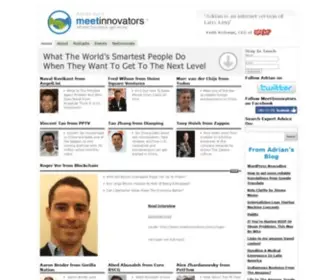 Meetinnovators.com(MeetInnovators) Screenshot