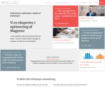 Meetintelligo.com(Webbureau specialiseret i Magento) Screenshot