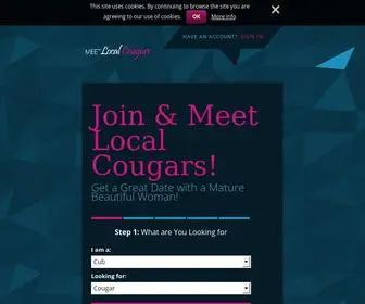 Meetlocalcougars.com(Meet Local Cougars) Screenshot
