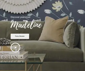 Meetmadeline.com(Custom Upholstery Furniture) Screenshot