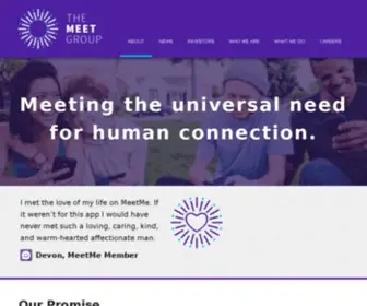 Meetmecorp.com(The Meet Group) Screenshot