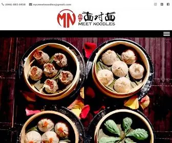 Meetnoodles.com(Our Authentic Noodles) Screenshot
