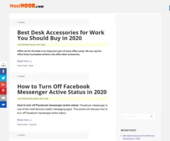 Meetnoor.com(Meet Noor) Screenshot