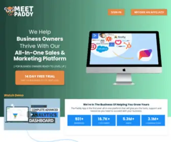 Meetpaddy.co(It's time to take your Business to the Next Level) Screenshot