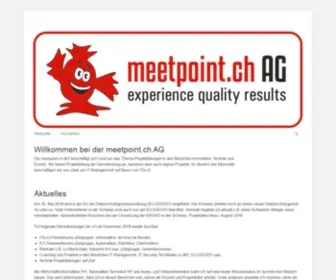 Meetpoint.ch(Immobilien und Projektleitungen) Screenshot