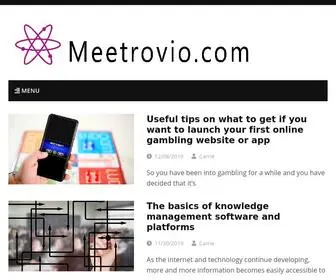 Meetrovio.com(Current Internet Trends) Screenshot