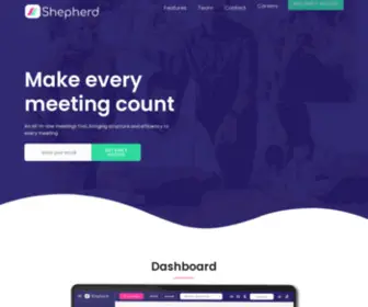 Meetshepherd.com(Make Every Meeting Count) Screenshot