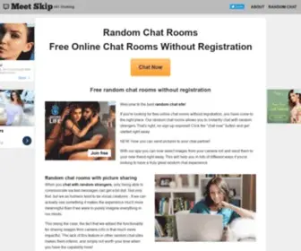Meetskip.com(Free online chat rooms without registration. Meetskip random chat rooms) Screenshot