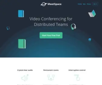 Meetspaceapp.com(MeetSpace Video Conferencing) Screenshot