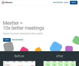 Meetter.app(Meetter = 10x better meetings) Screenshot