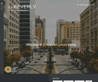 Meetthebeverly.com(Apartments in Salt Lake City) Screenshot