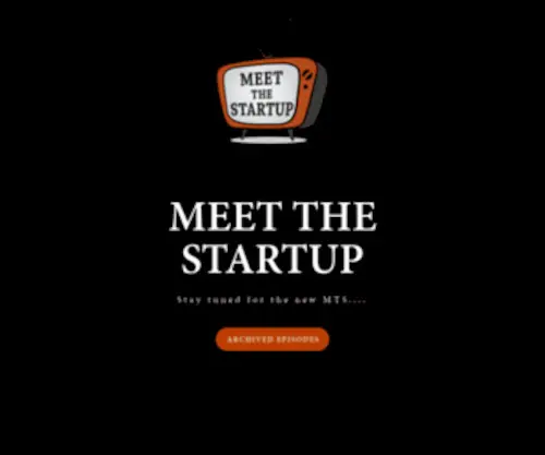 Meetthestartup.com(Meet the Startup) Screenshot