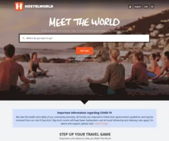 Meettheworld.com(Hostels Worldwide) Screenshot