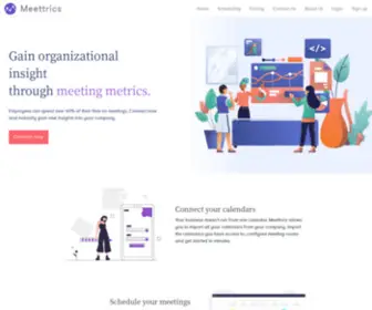 Meettrics.com(Improve meeting productivity with Meettrics) Screenshot