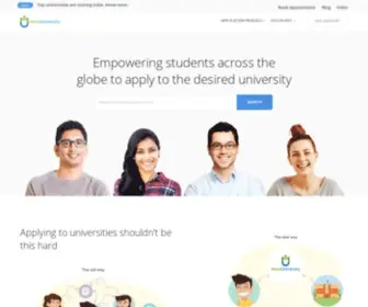 Meetuniversity.com(Study abroad) Screenshot