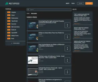 Meetupfeed.io(MeetupFeed) Screenshot