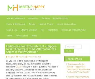 Meetuphappyhour.com(Online businesss when you need results) Screenshot