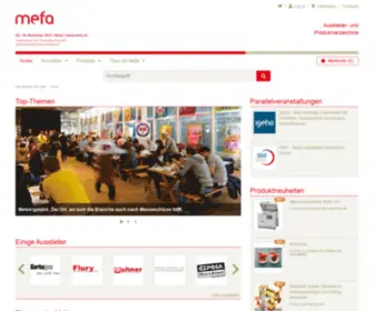 Mefa.ch(Aussteller und Produkte) Screenshot