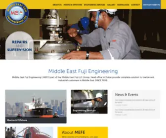 Mefe.ae(Middle East Fuji LLC) Screenshot