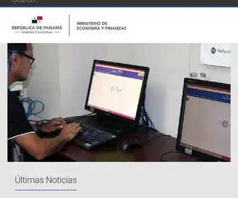 Mef.gob.pa(Economía) Screenshot