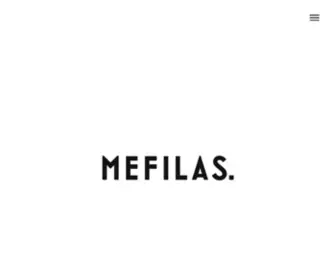 Mefilas.com(MEFILASは、ブランディングを主軸としたWebサイト) Screenshot