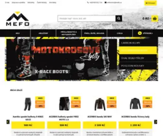 Mefo.cz(Vše pro motokros a enduro) Screenshot