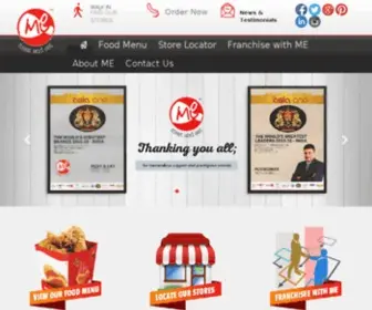 Mefriedchicken.com(Meat and eat) Screenshot