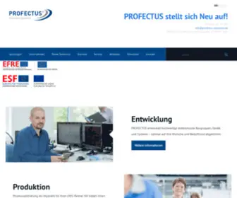 Meg-Mechanik.de(PROFECTUS GmbH Electronic Solutions) Screenshot